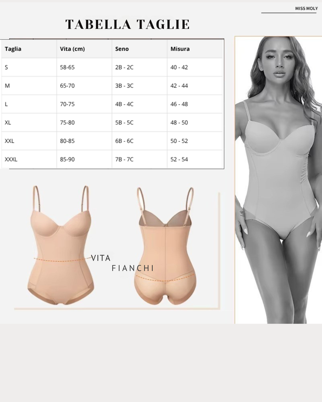 BODY CONTENITIVO Miss Molly™